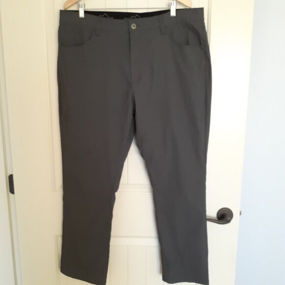 Eddie Bauer Adventure Trek Pant Nylon Charcoal Gray Size 40W x 30L - Picture 14 of 14